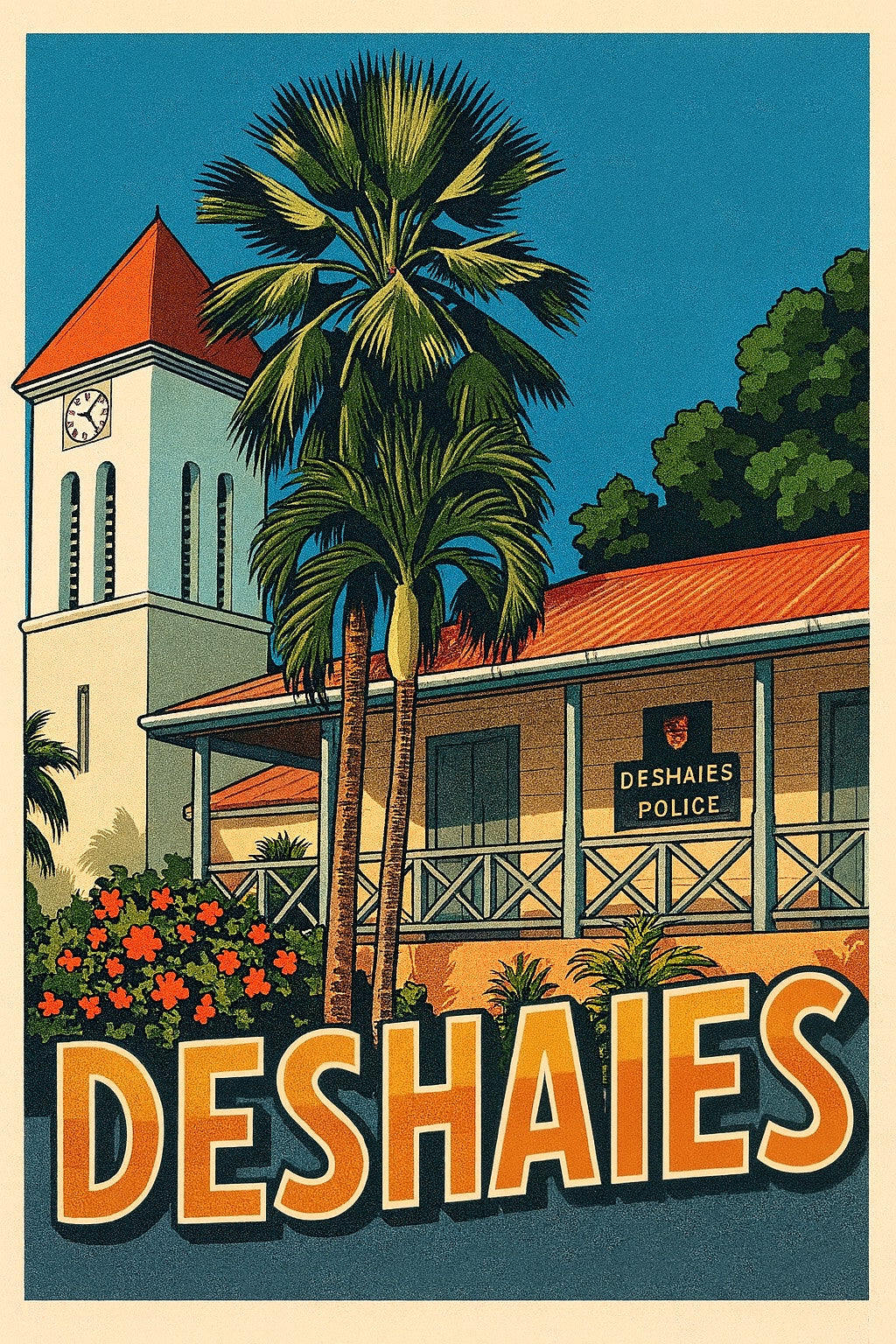 Postal Card Police Station